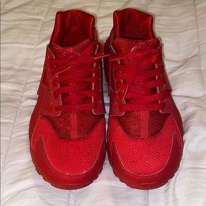 Red Nike hurraches